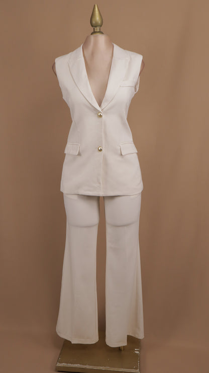 Conjunto de pantalón y saco resacado