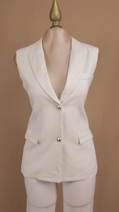 Conjunto de pantalón y saco resacado