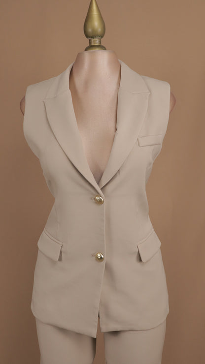 Conjunto de pantalón y saco resacado