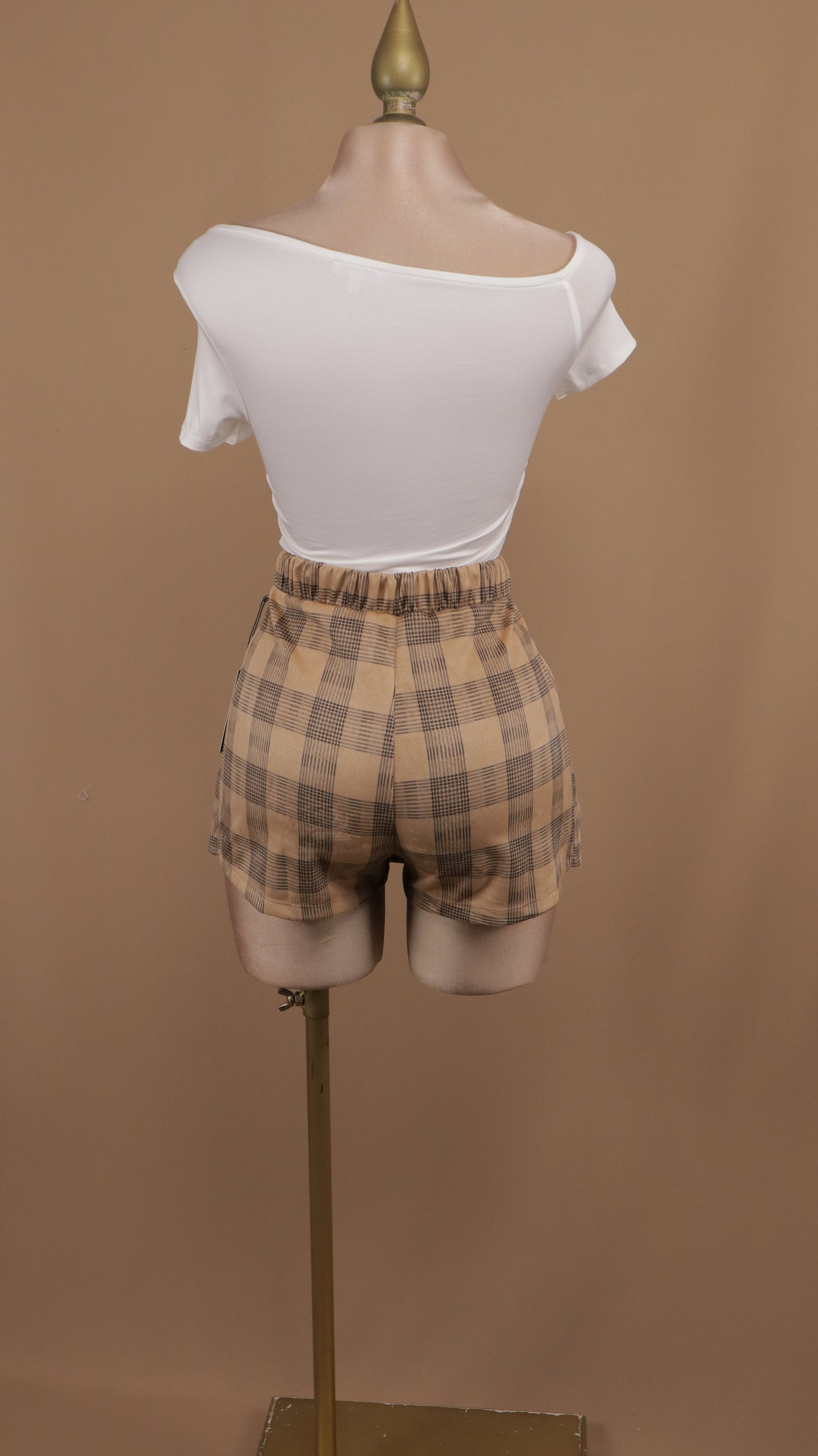 Short-Falda cuadrada con aberturas