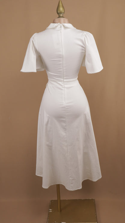 Vestido midi con manga