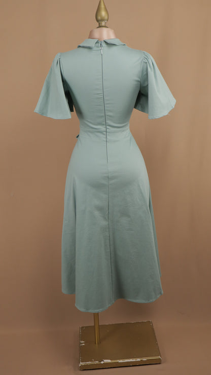 Vestido midi con manga