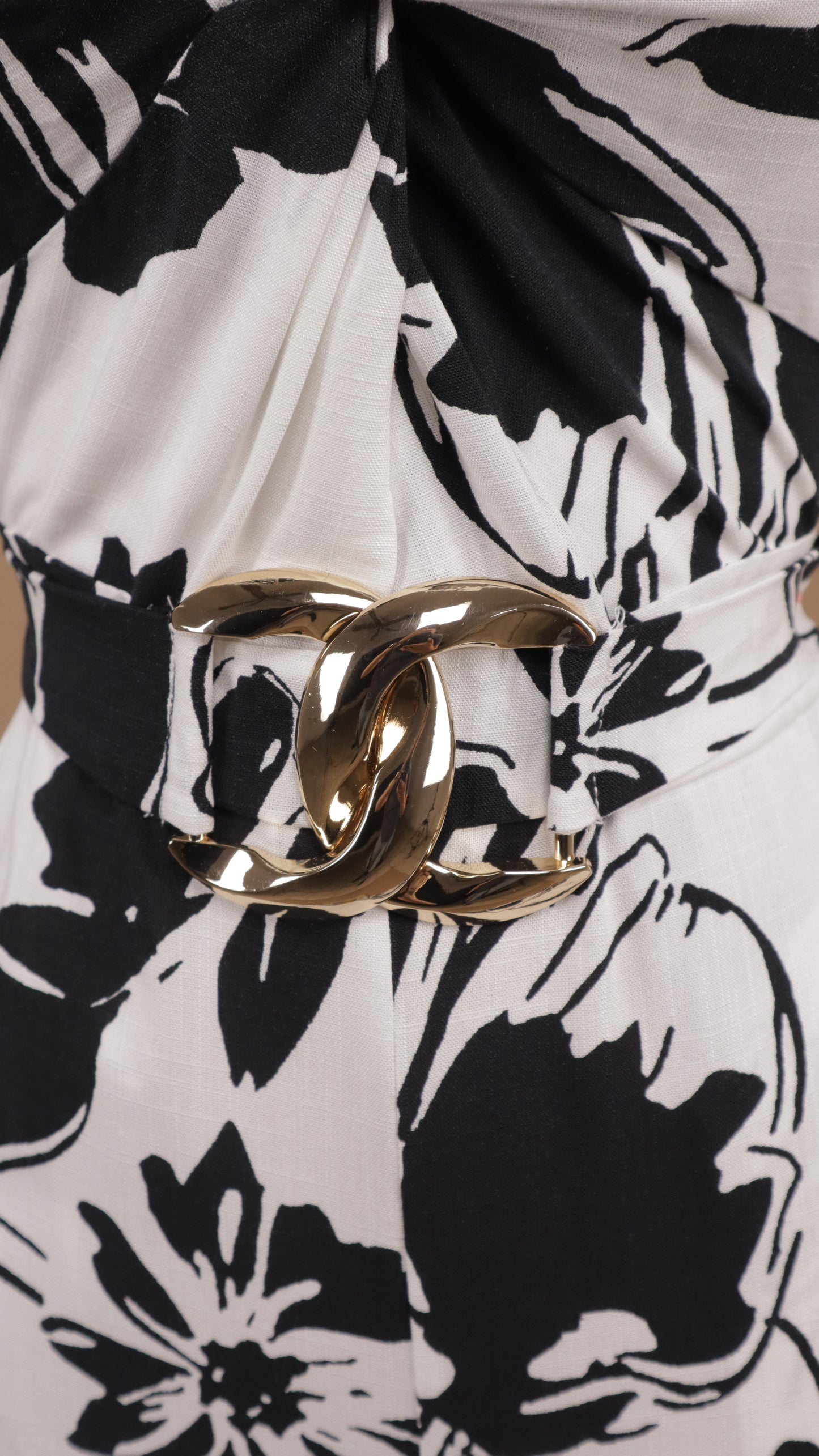 Palazzo estampado con manga bombacha