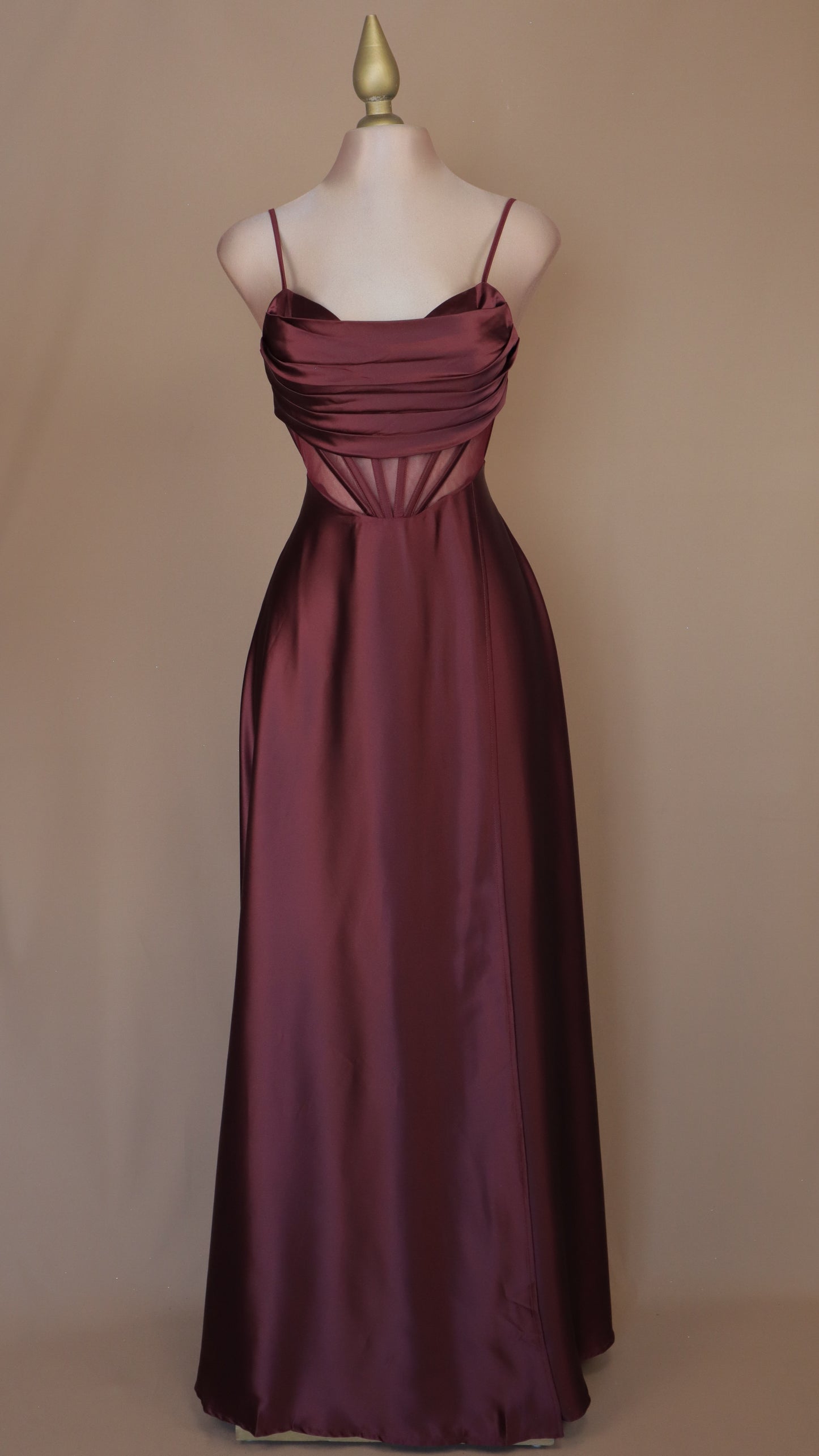 Vestido largo corsetti