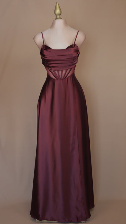 Vestido largo corsetti