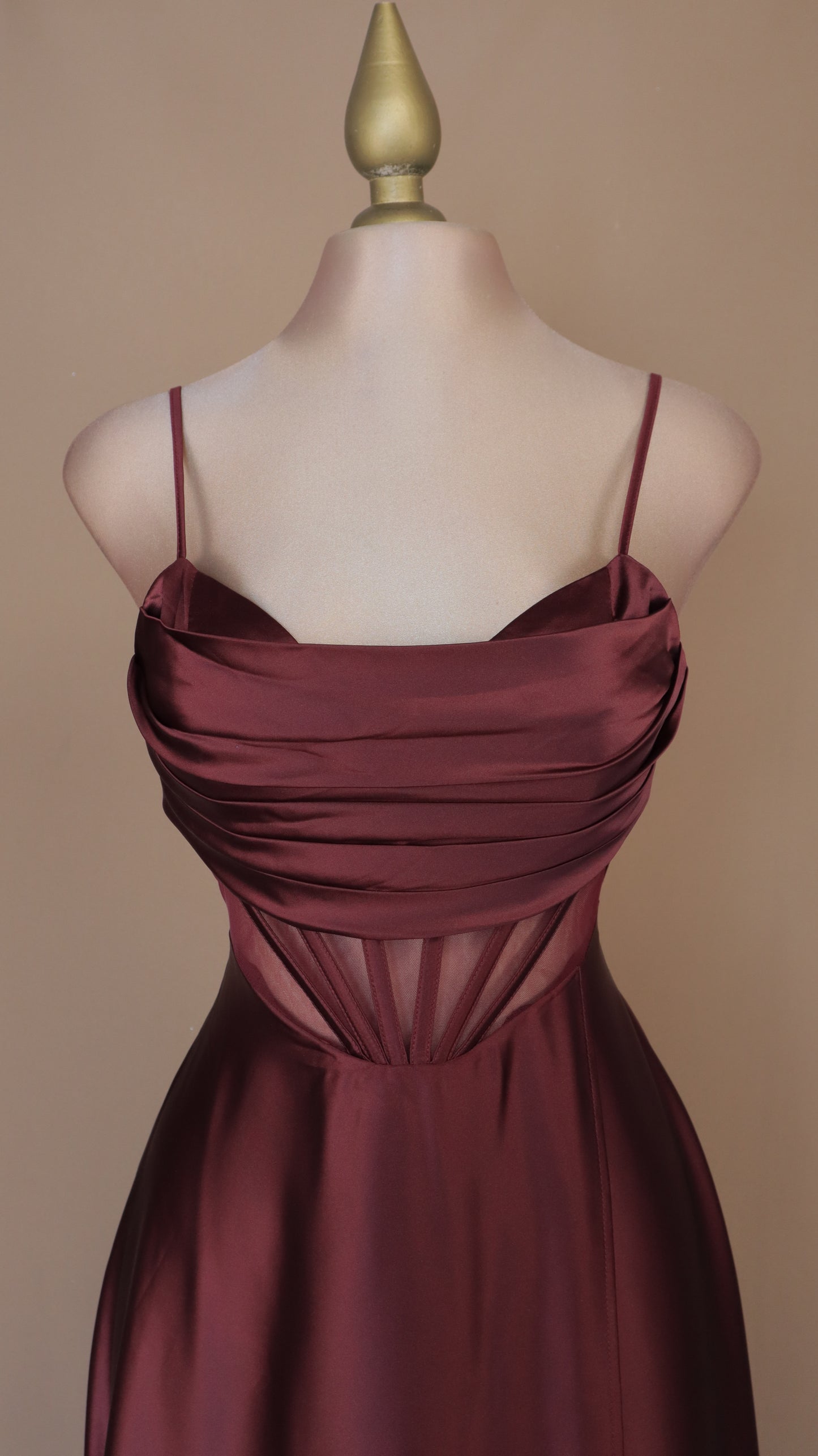 Vestido largo corsetti