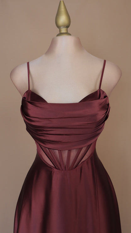 Vestido largo corsetti