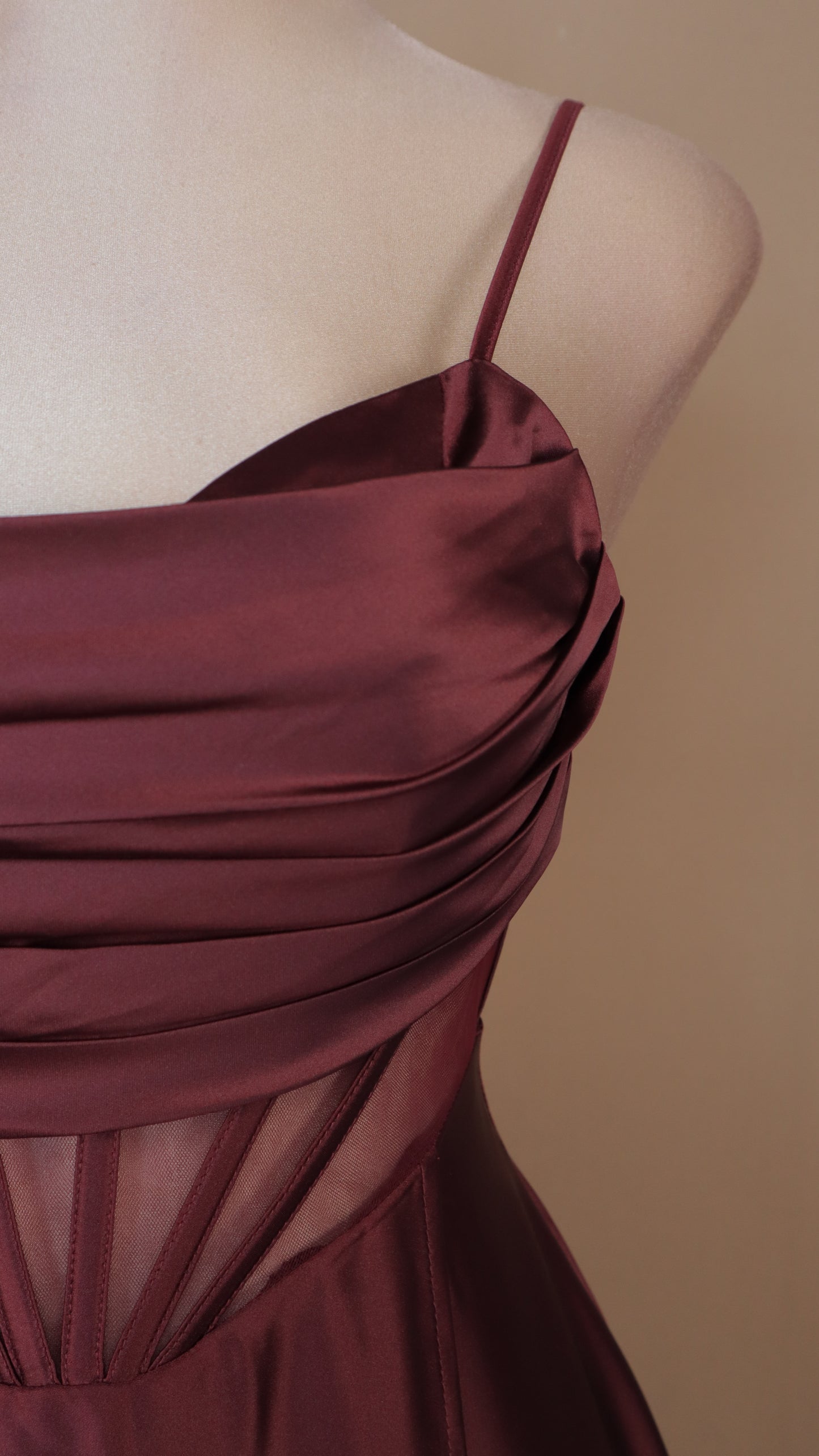 Vestido largo corsetti