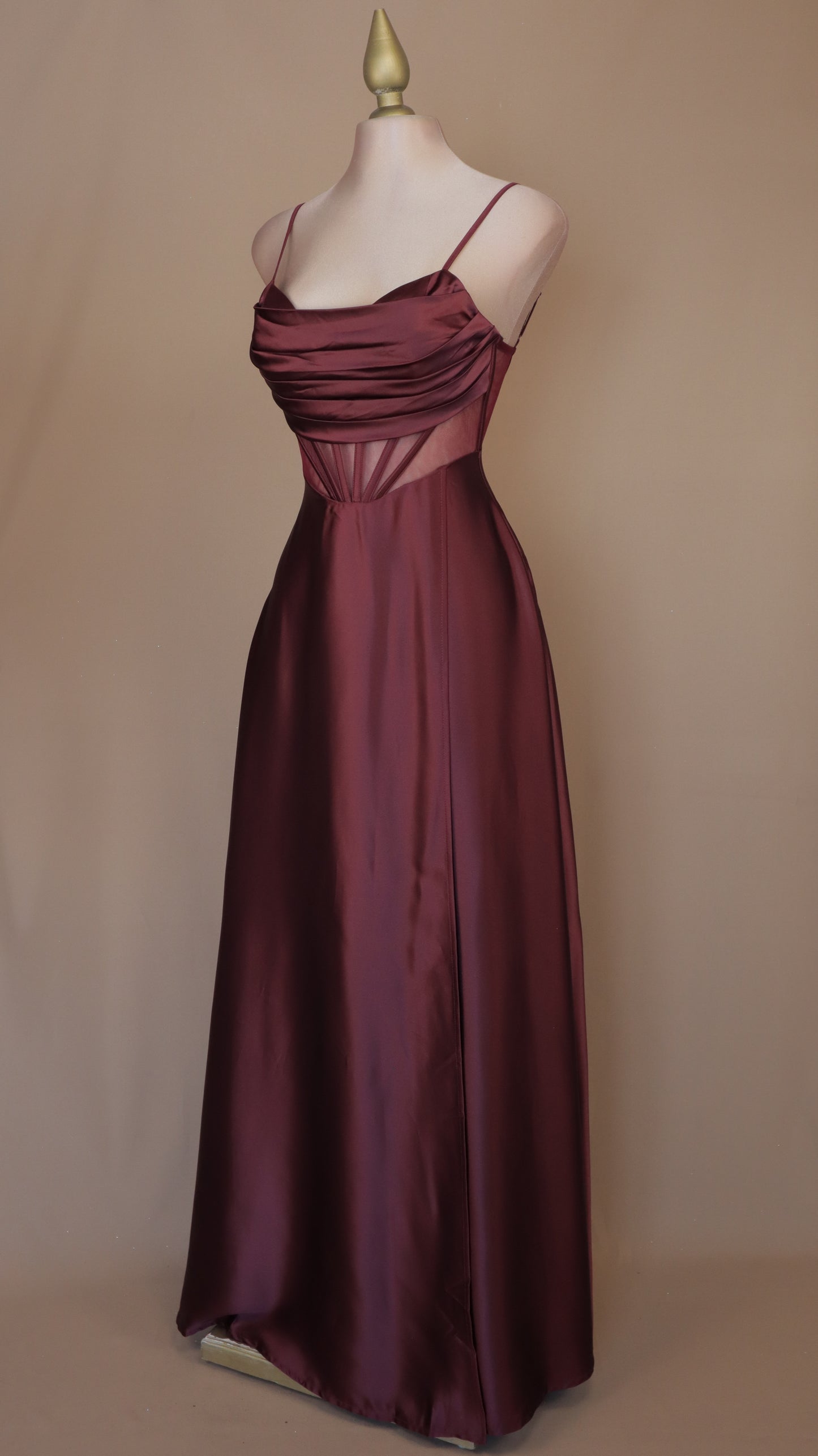 Vestido largo corsetti