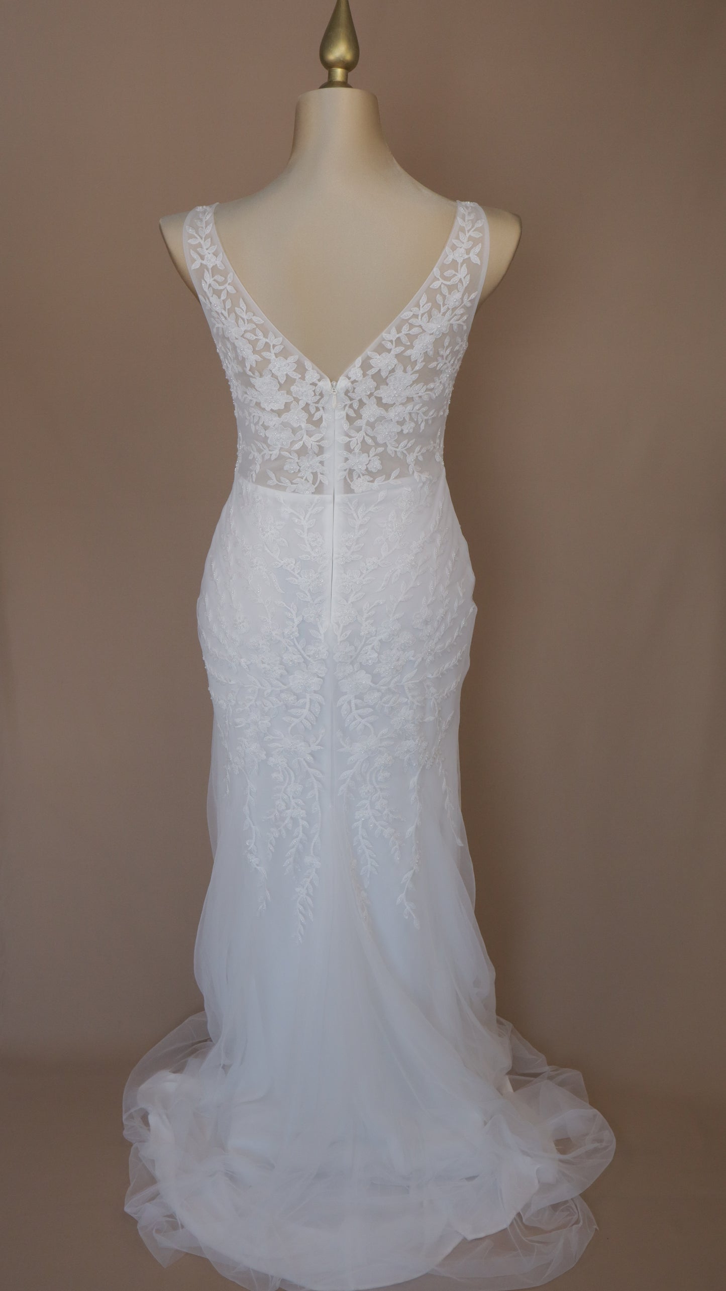 VESTIDO DE NOVIA TALLA EXTRA CORTE SIRENA