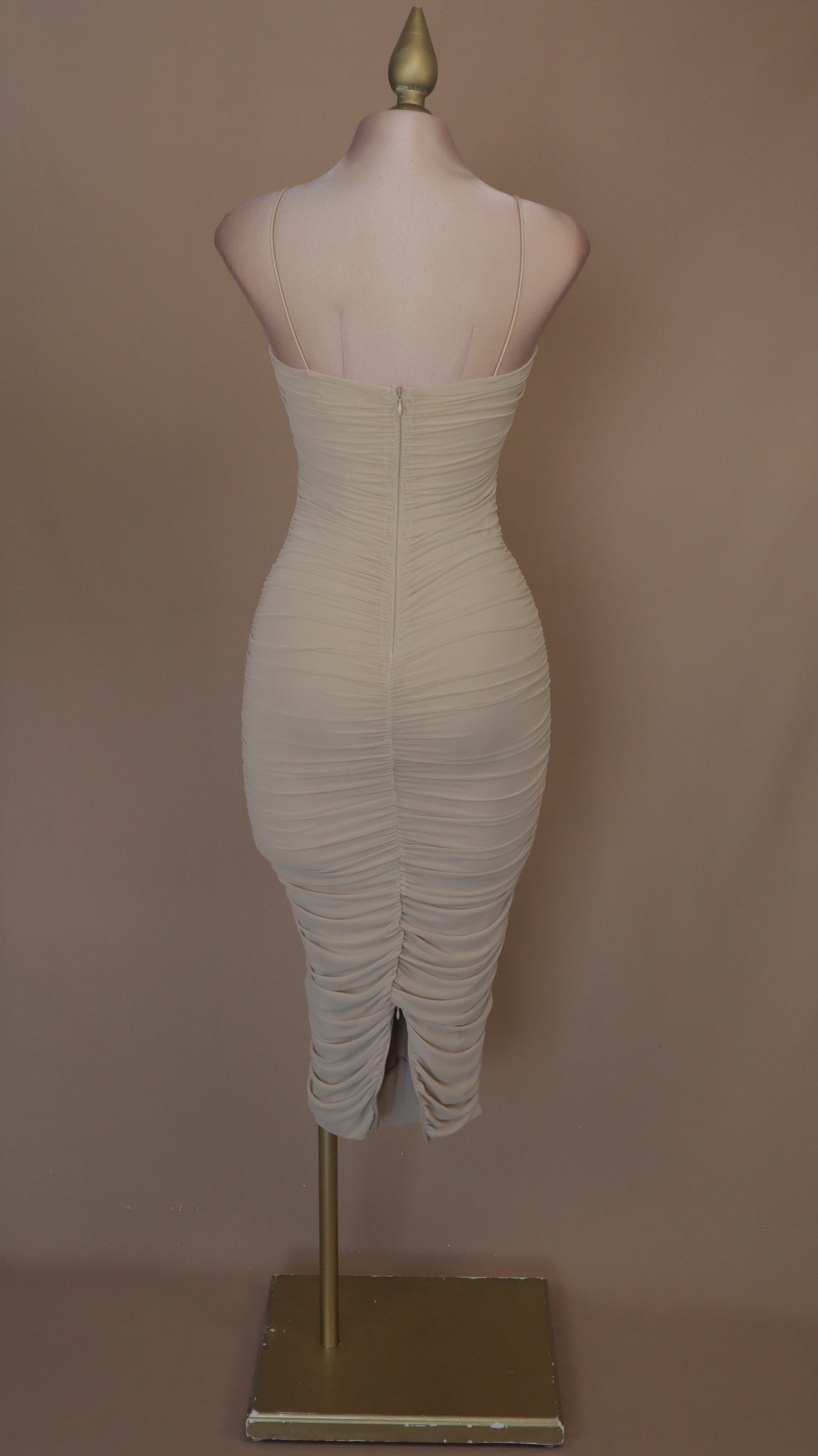 VESTIDO MAXI PLIZADO SENSUAL