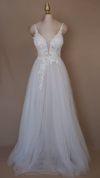 VESTIDO DE NOVIA, CORTE PRINCESA