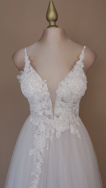 VESTIDO DE NOVIA, CORTE PRINCESA