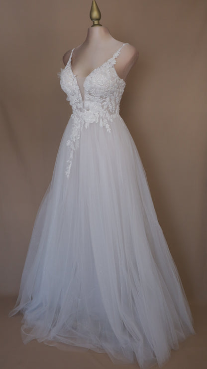 VESTIDO DE NOVIA, CORTE PRINCESA