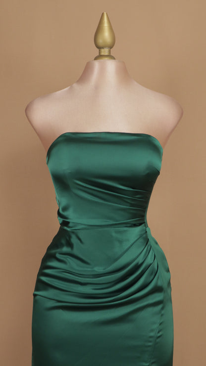 VESTIDO LARGO STRAPLESS