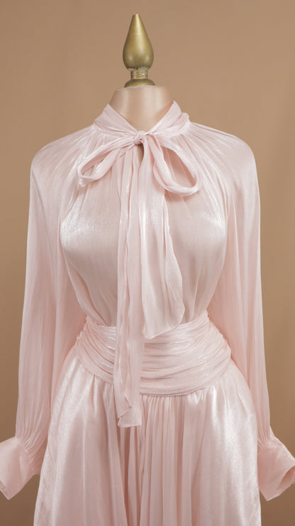 Conjunto de falda y blusa manga larga