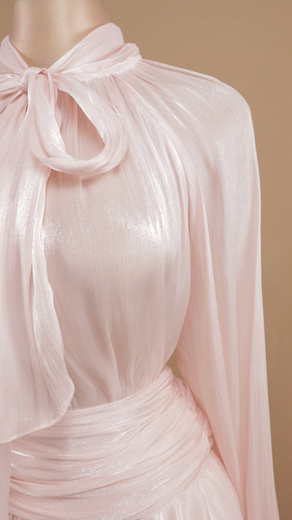 Conjunto de falda y blusa manga larga