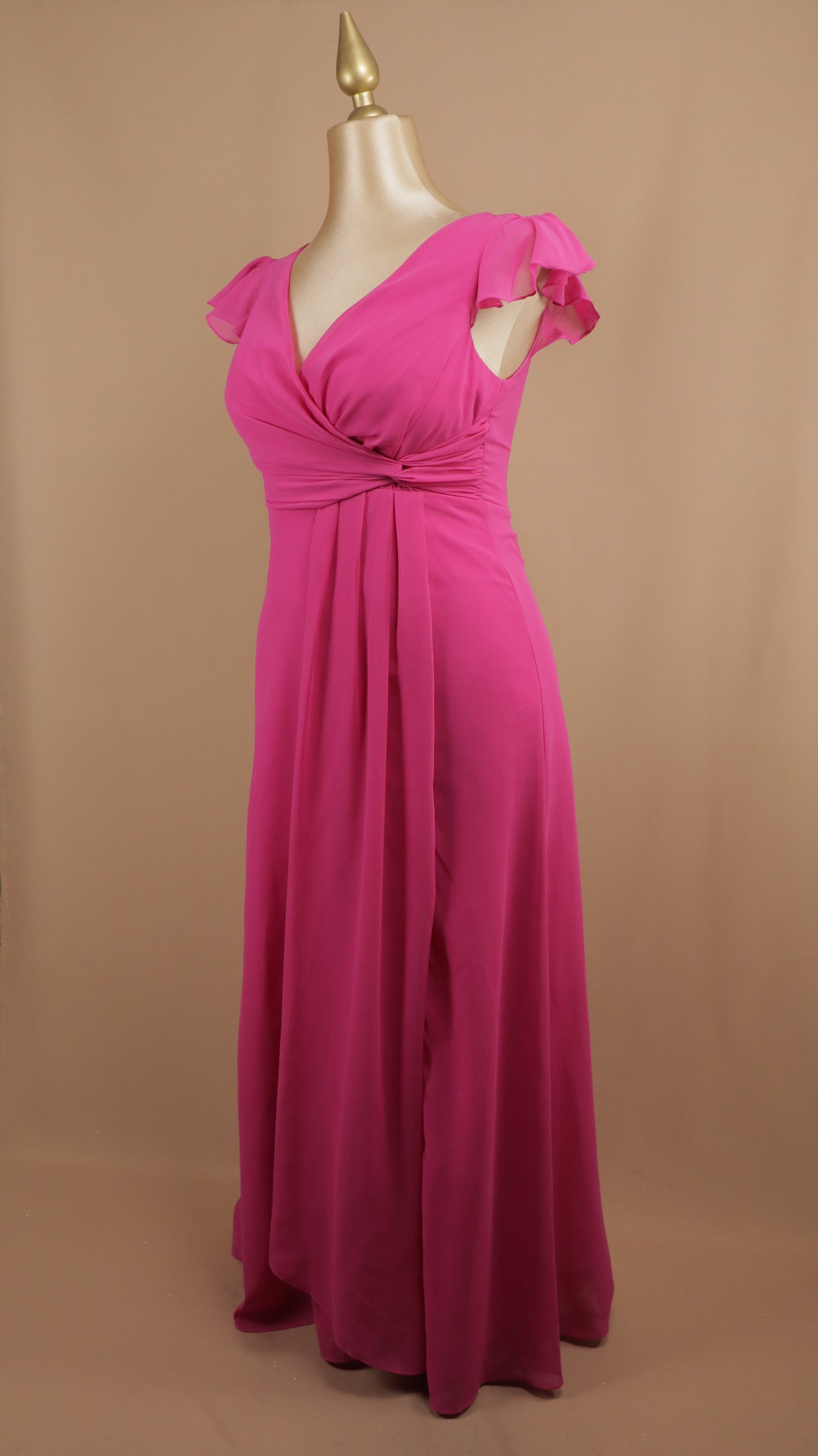 Vestido talla extra con manga corta