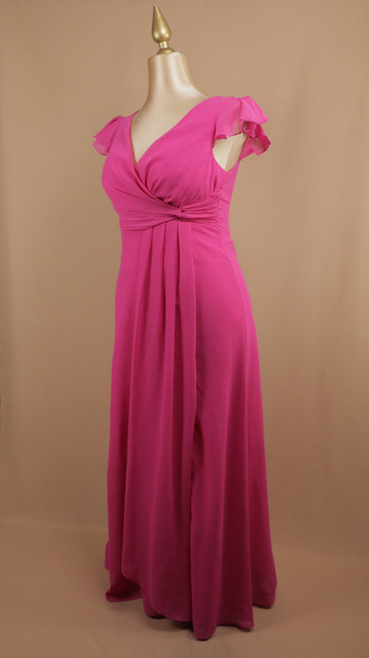 Vestido talla extra con manga corta