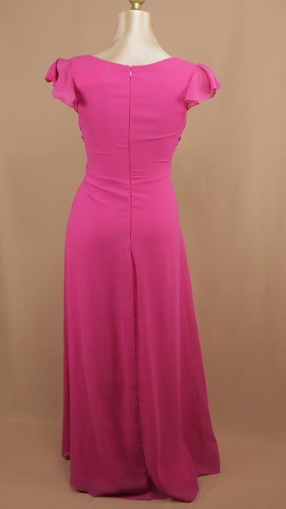 Vestido talla extra con manga corta