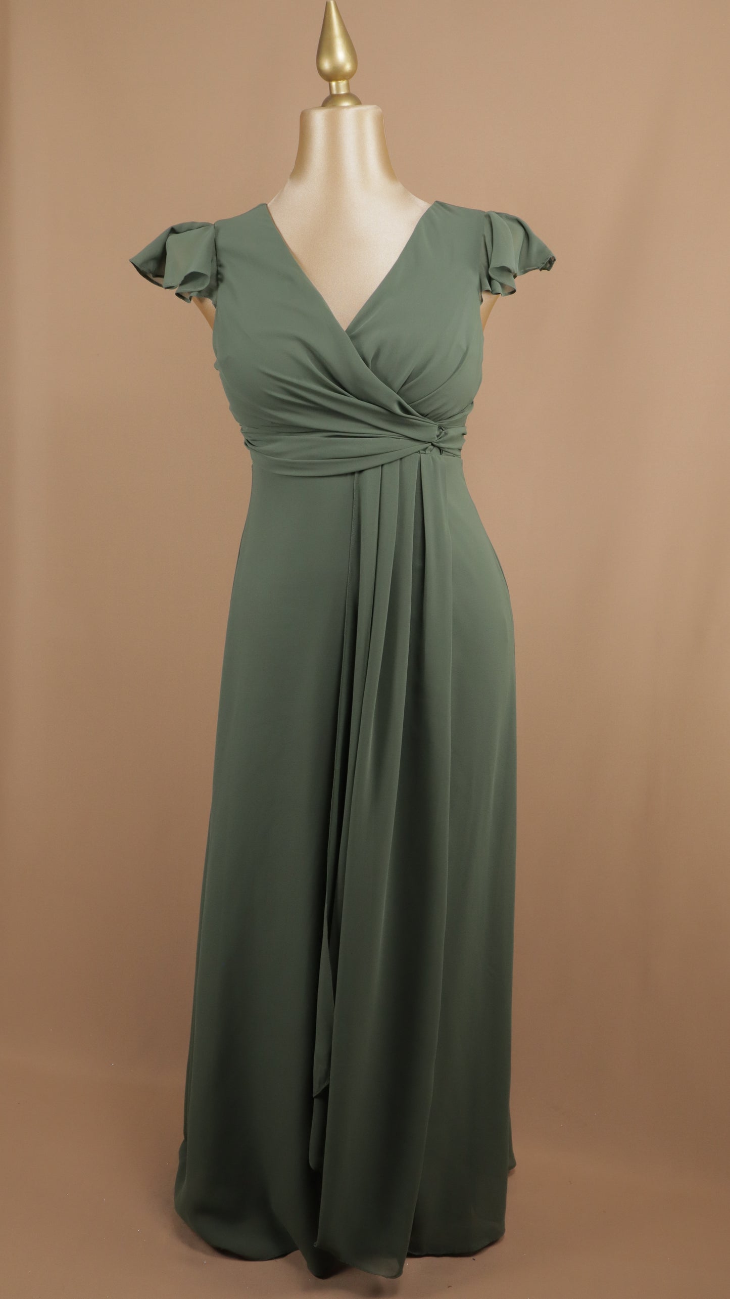 Vestido talla extra con manga corta