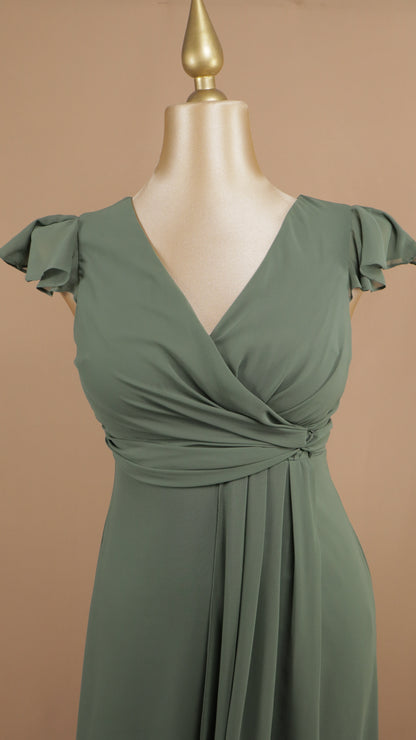 Vestido talla extra con manga corta