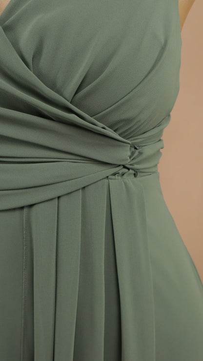 Vestido talla extra con manga corta