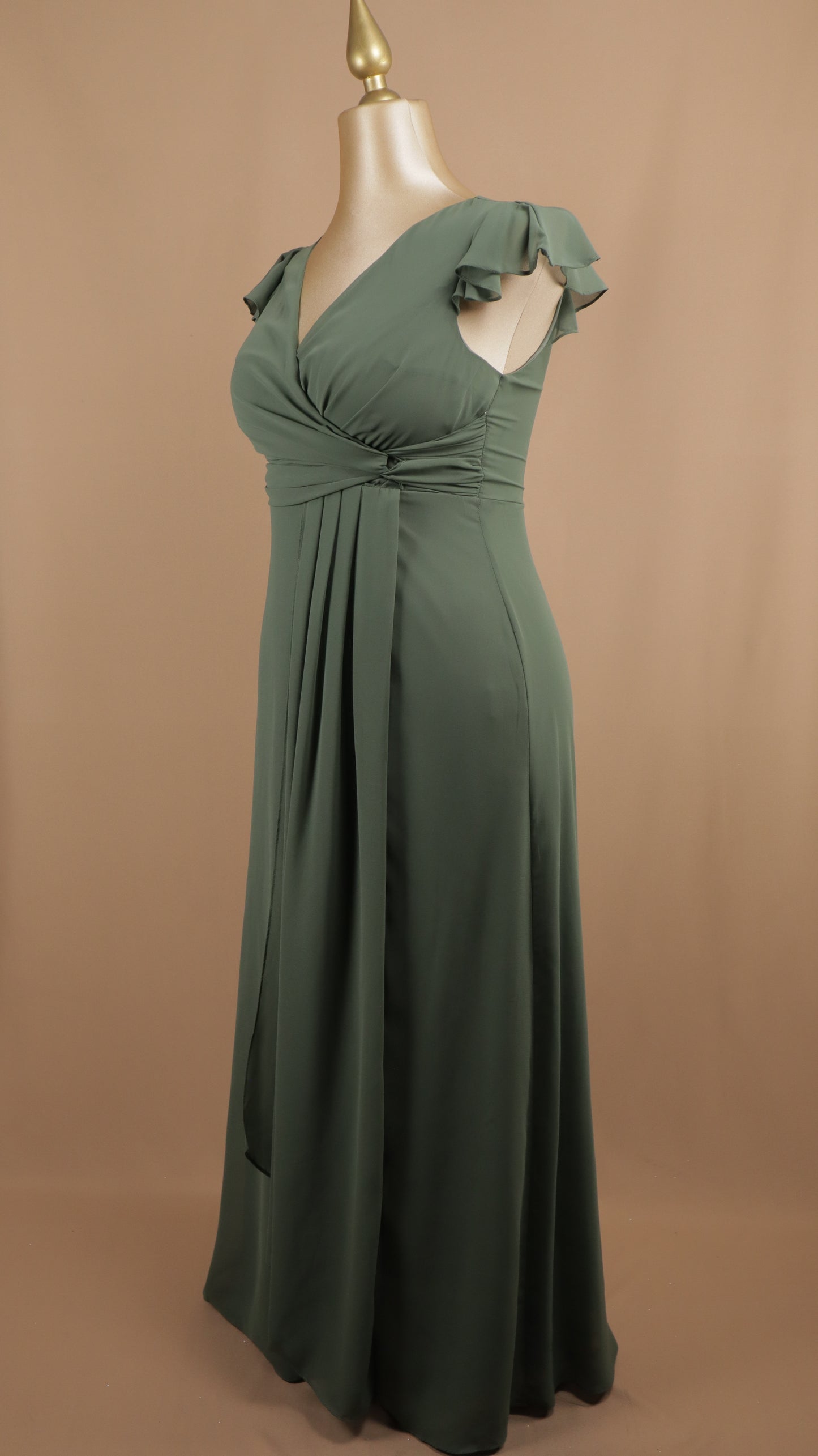 Vestido talla extra con manga corta