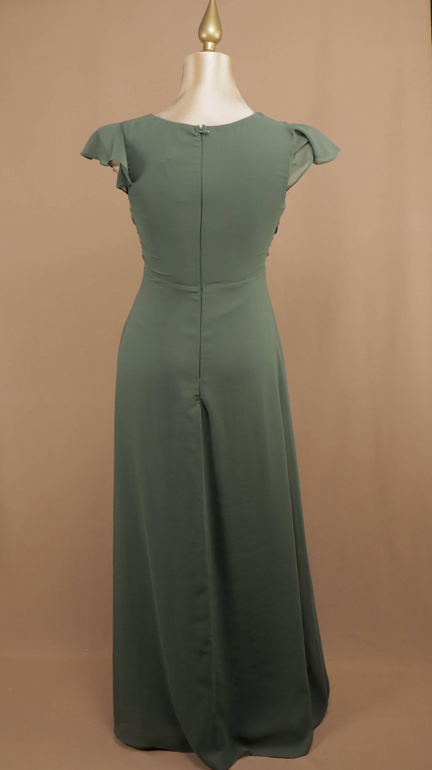 Vestido talla extra con manga corta