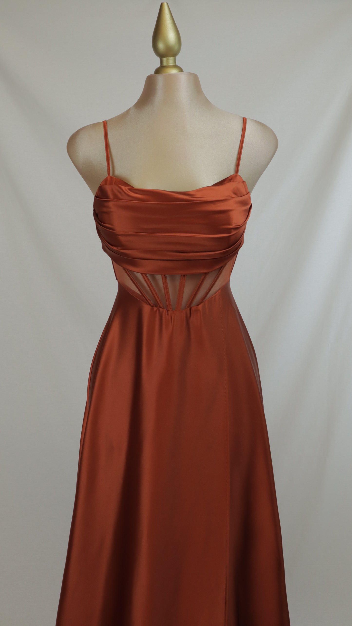 Vestido largo corsetti
