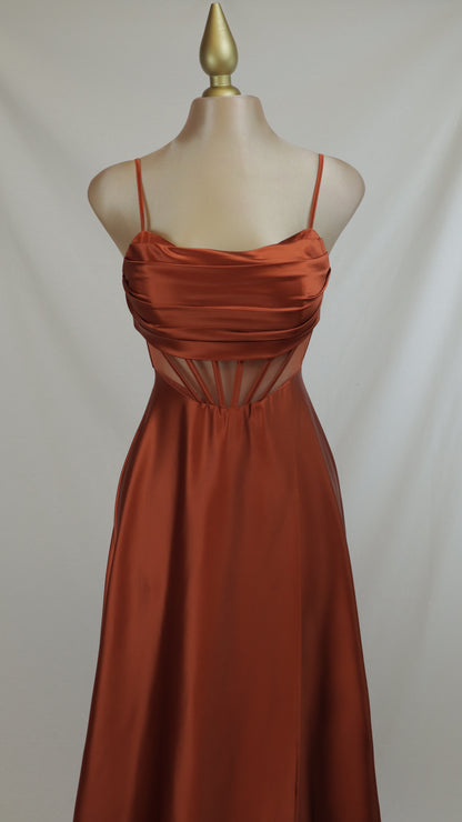 Vestido largo corsetti