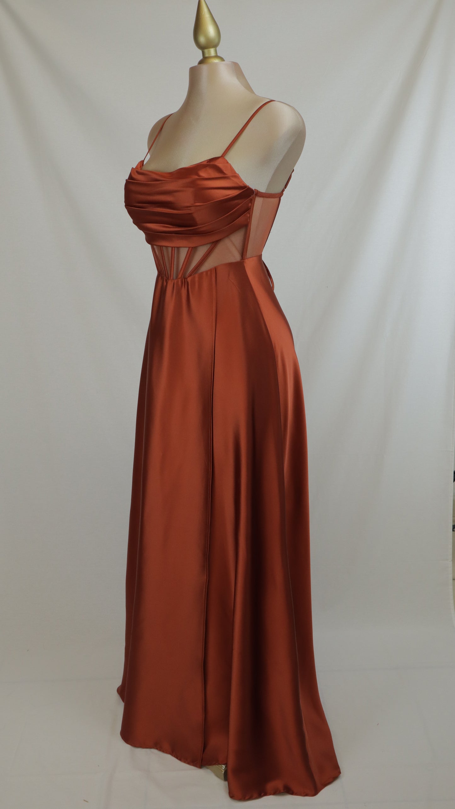 Vestido largo corsetti