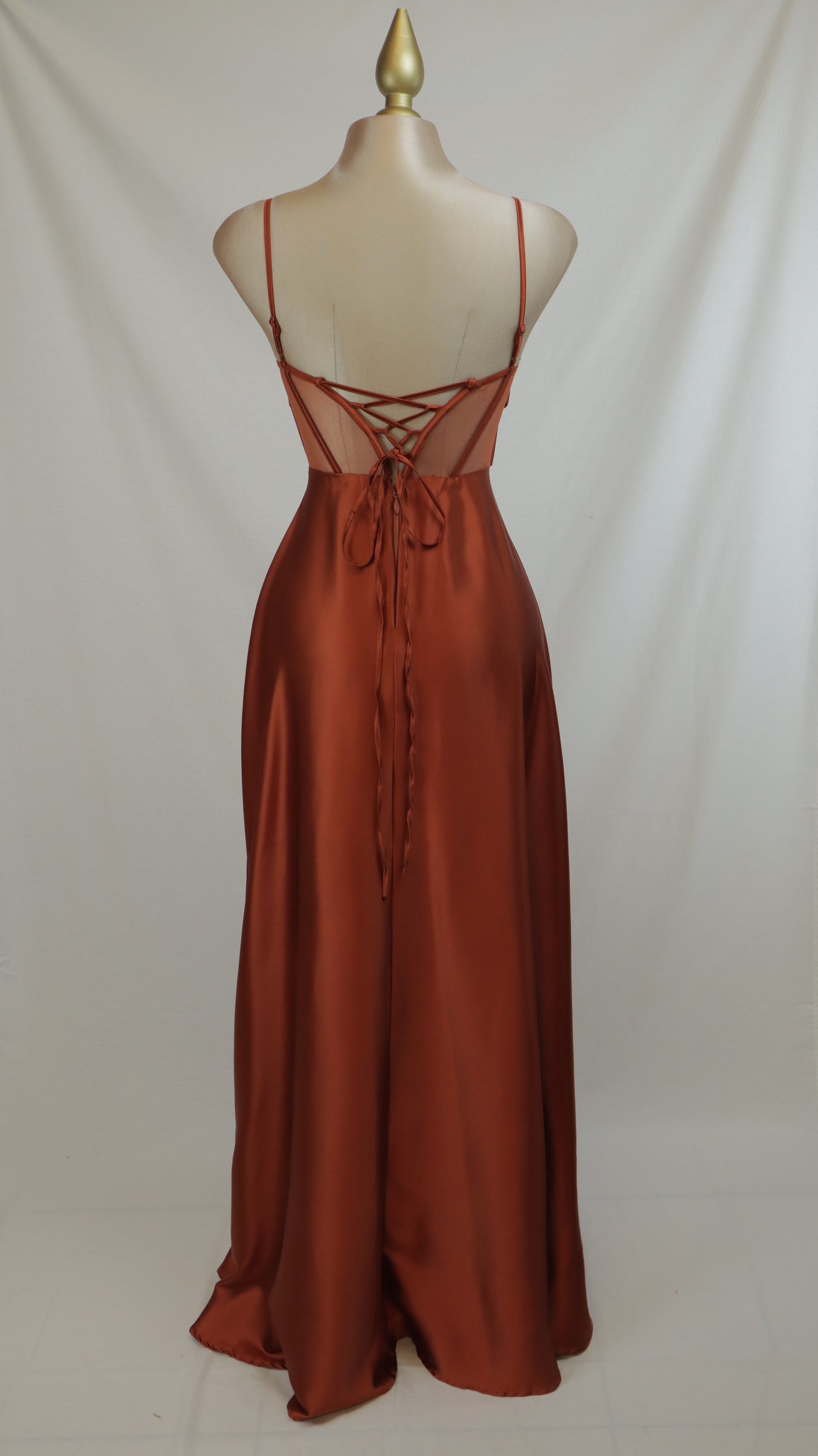 Vestido largo corsetti
