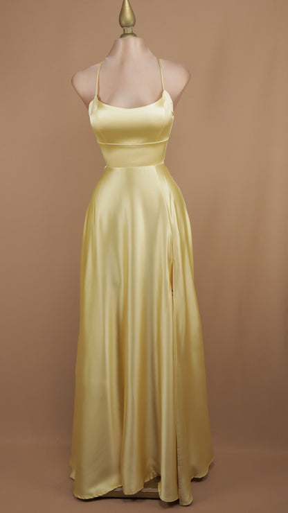 Vestido largo satin cool