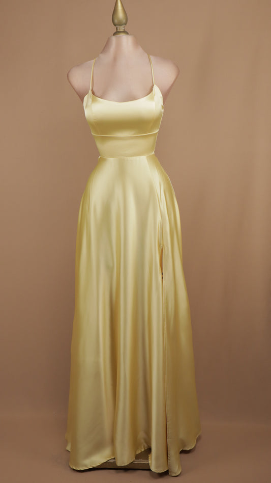 Vestido largo satin cool