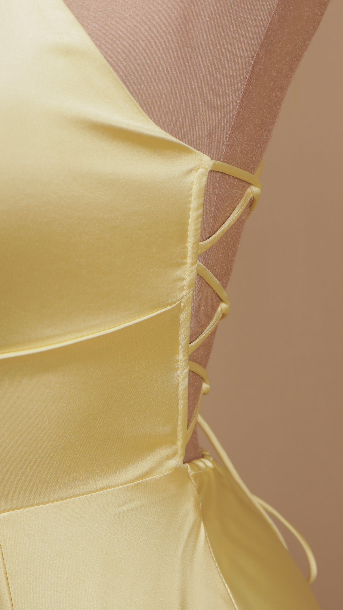 Vestido largo satin cool