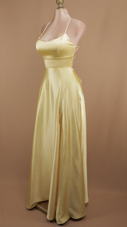 Vestido largo satin cool