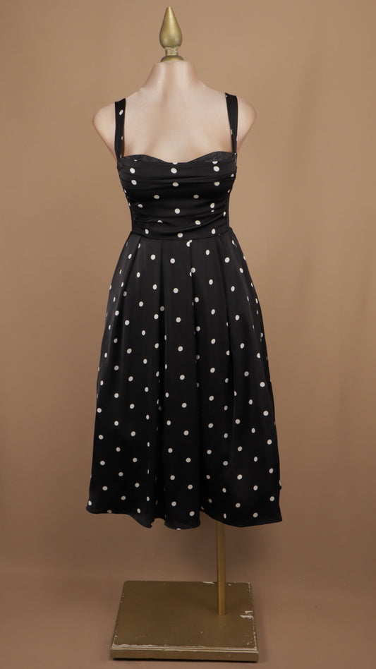 Vestido maxi boleado de tirantes