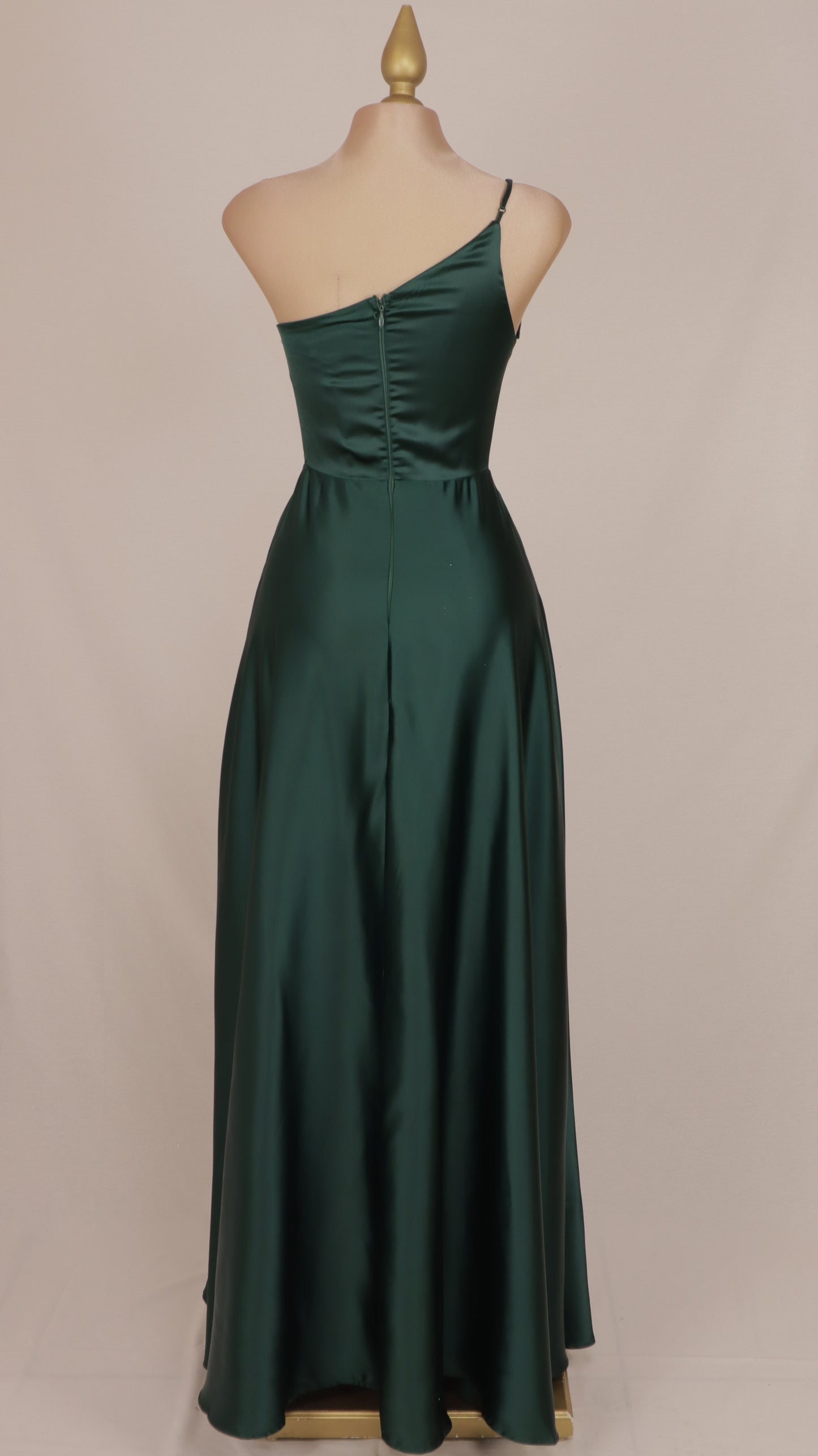 Vestido largo estilo griego esmeralda