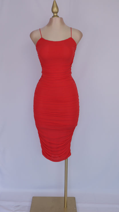 VESTIDO MAXI PLIZADO SENSUAL