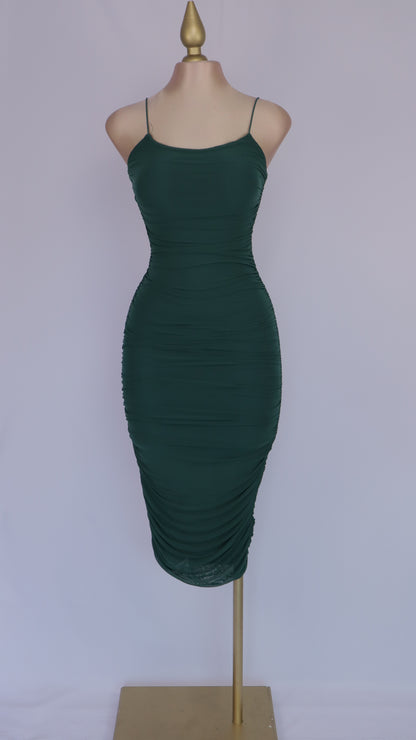 VESTIDO MAXI PLIZADO SENSUAL