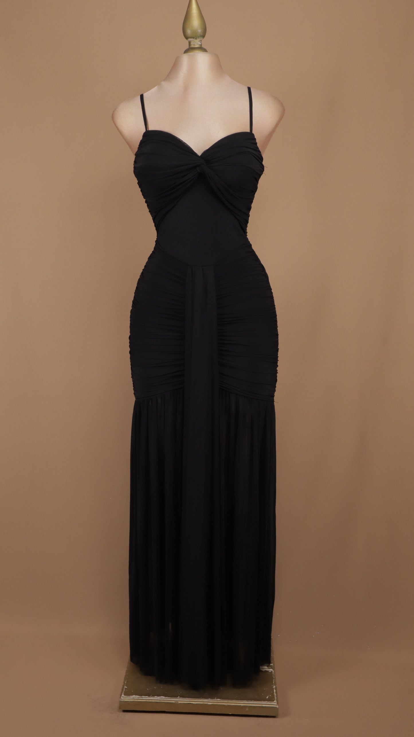 Vestido largo tipo maya de tirante