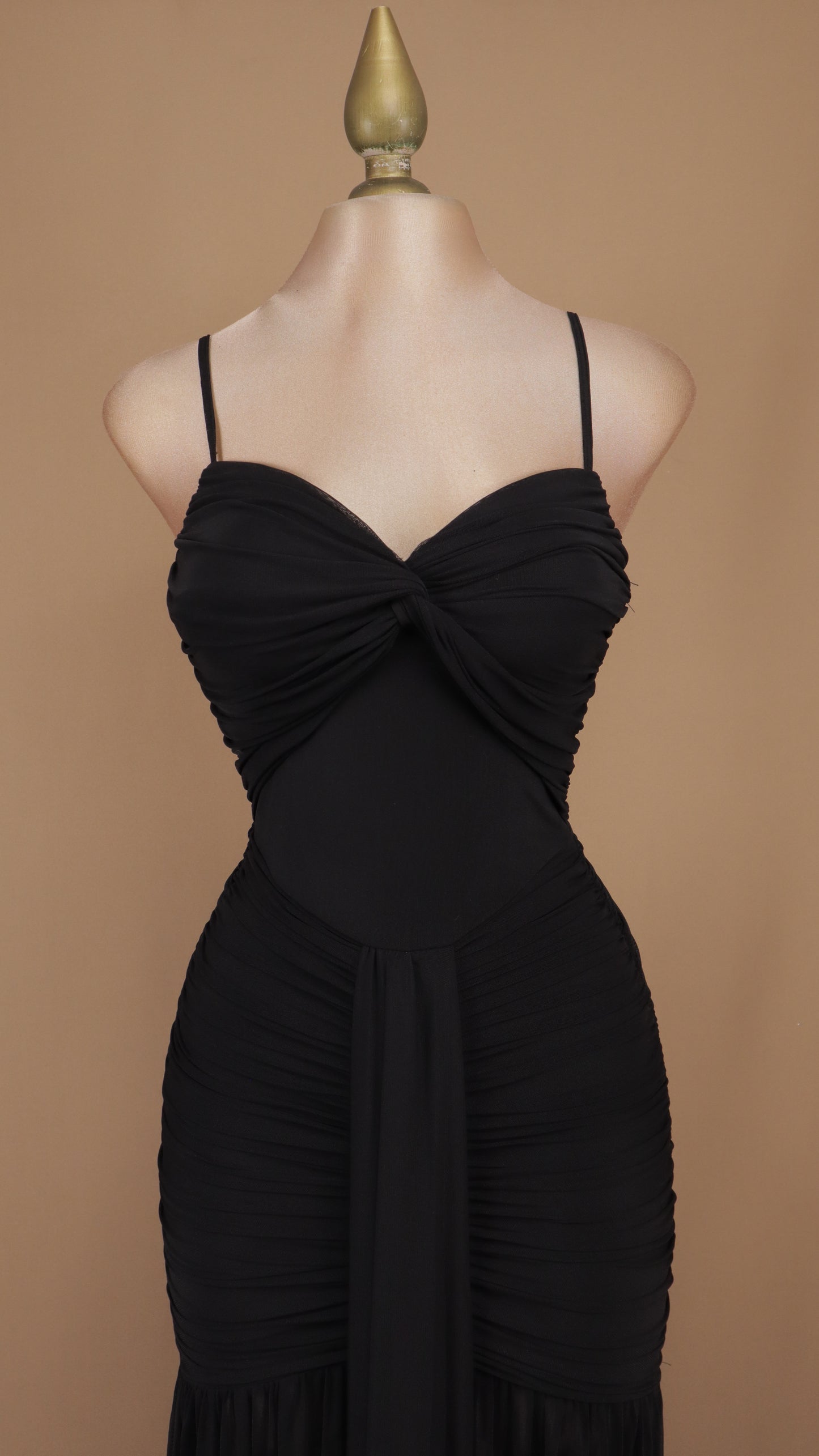 Vestido largo tipo maya de tirante