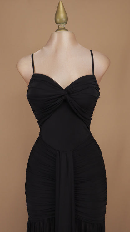 Vestido largo tipo maya de tirante