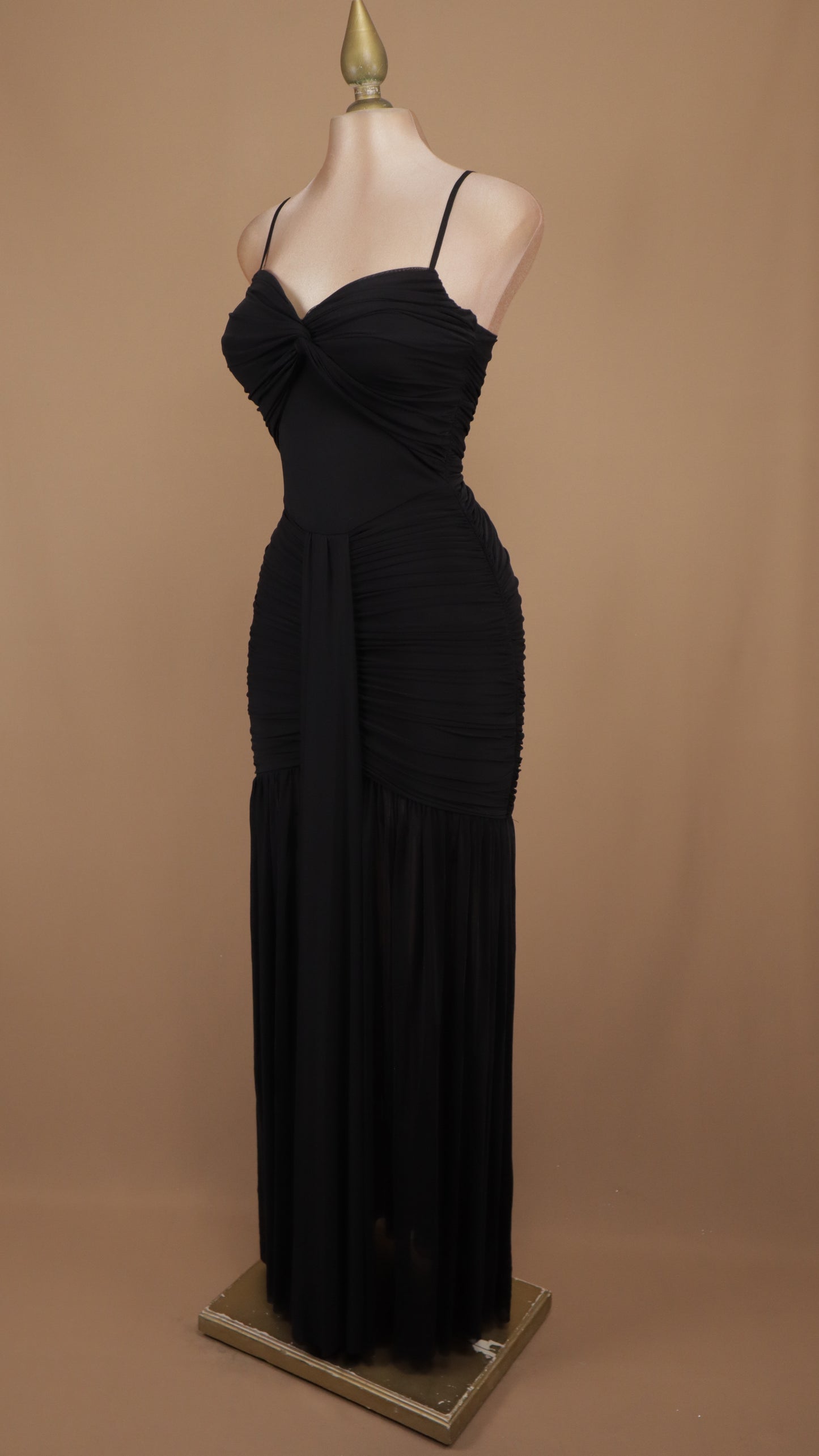 Vestido largo tipo maya de tirante