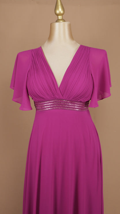 Vestido plus size con aplicación en cintura