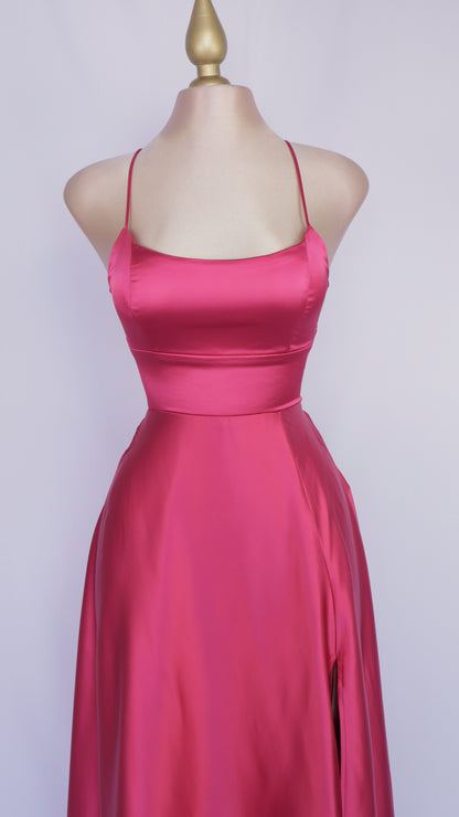 VESTIDO LARGO SATIN COOL