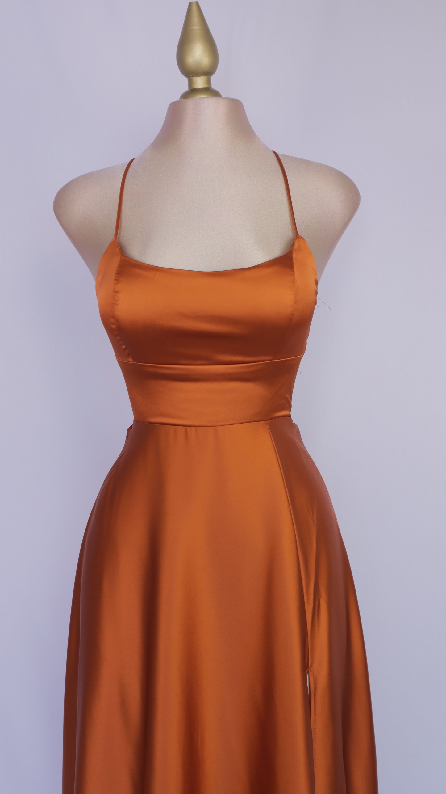 VESTIDO LARGO SATIN COOL