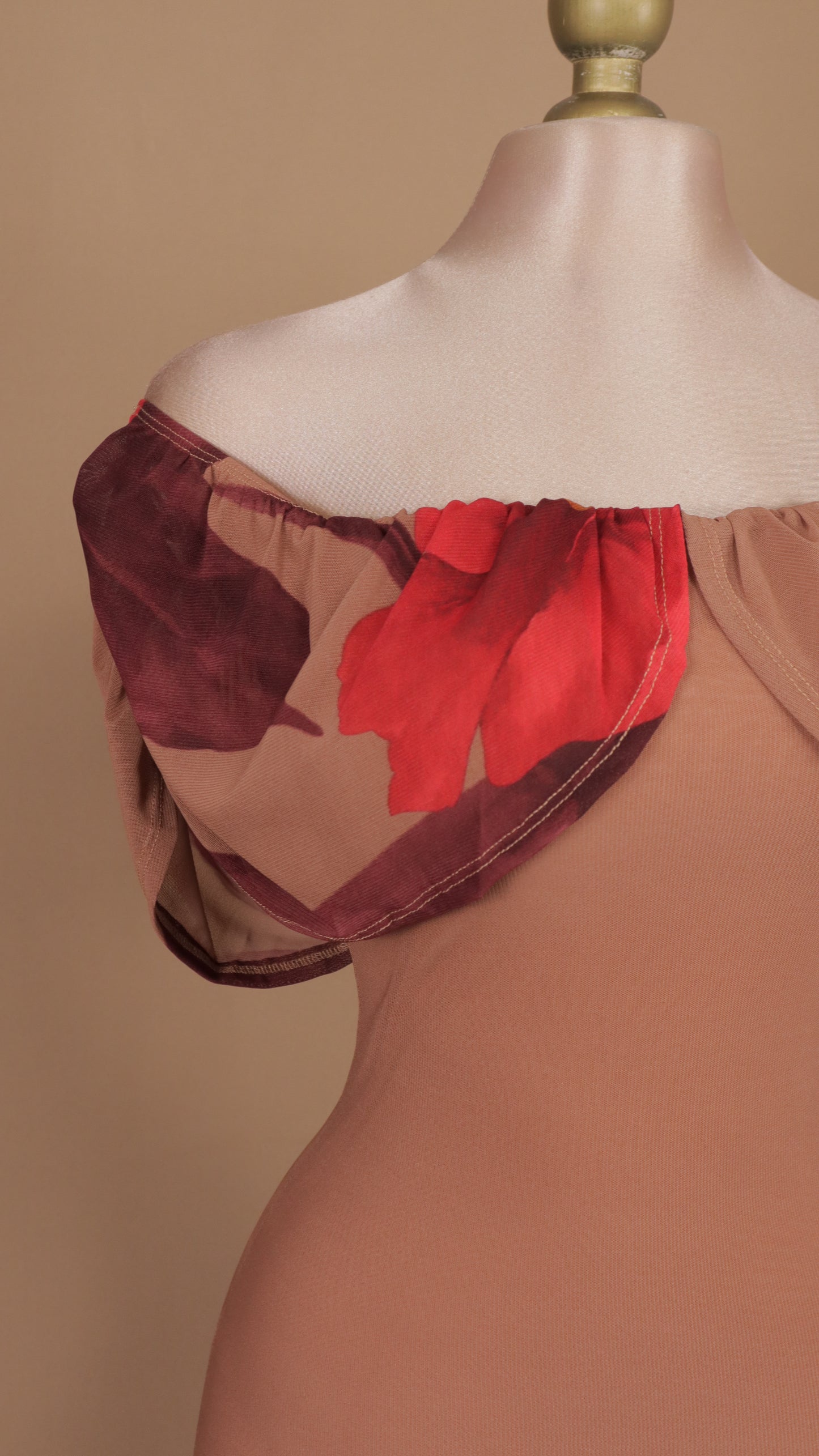 Vestido midi beautiful flower