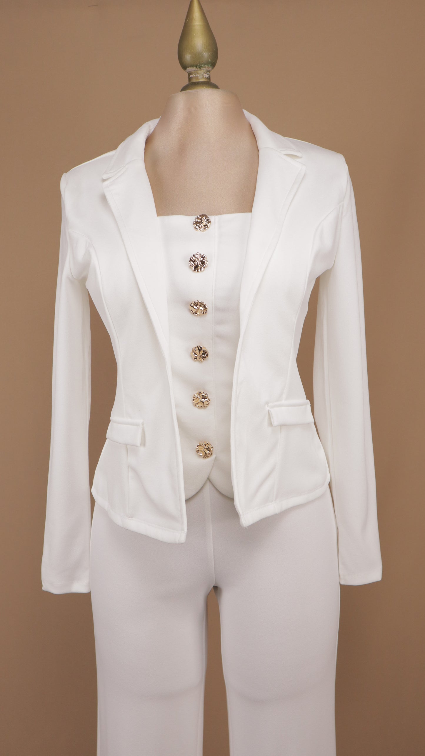 Conjunto de sastre formal de tres piezas